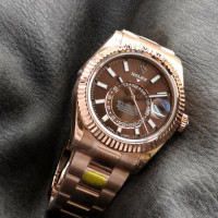 [ V2 ] 로렉스 남성용 스카이드웰러 콤비 검판  R37014-5 42MM