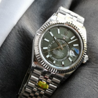 [ V2 ] 로렉스 남성용 스카이드웰러 콤비 검판  R37014-2 42MM