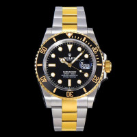 로렉스 서브마리너 블랙 콤비 R37008 41mm