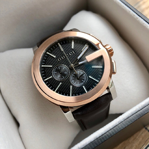 구찌 남성용 시계 G33395-3 44MM