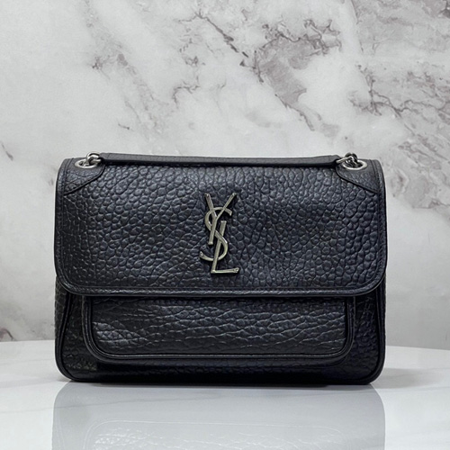 생로랑 미디엄 니키 나파 숄더백 633158-5