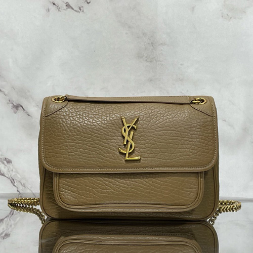 생로랑 미디엄 니키 나파 숄더백 633158-1