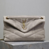 생로랑 루루 푸퍼 스몰 숄더백 577476 스웨이트