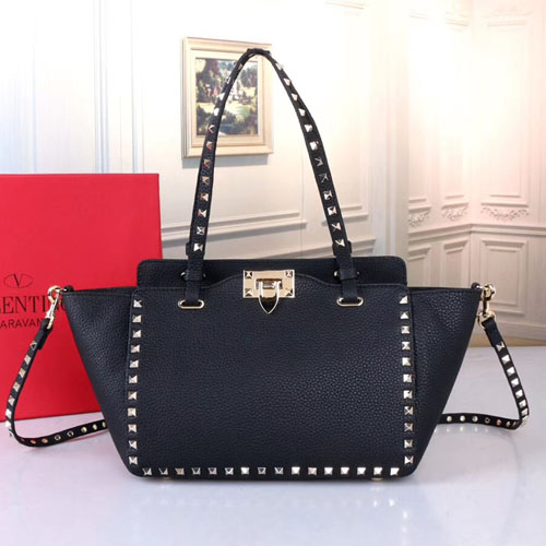 발렌티노 스몰 사이즈 락스터드 백 ZW2B0037 블랙 금장