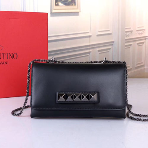발렌티노 가라바니 체인 크로스바디백 RW2B0810 블랙 메탈