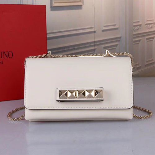 발렌티노 가라바니 체인 크로스바디백 RW2B0810 화이트 금장