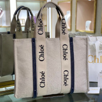 끌로에 우디백 45331 라지 네이비