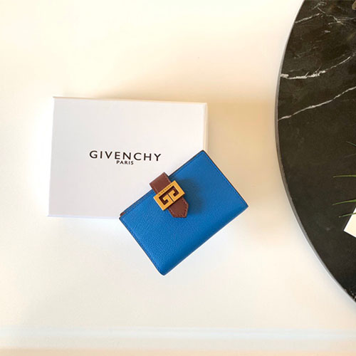 지방시 여성용 신상 GV3 카드지갑 GV2698 블루