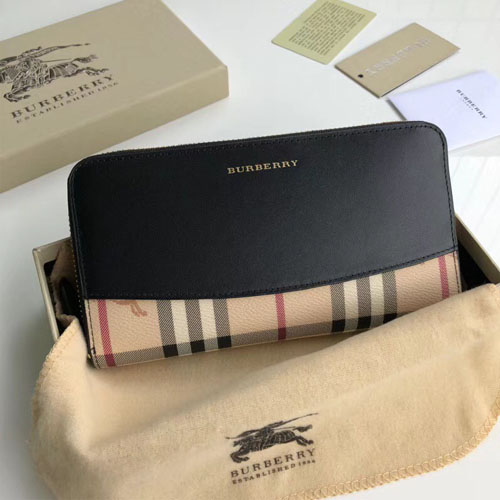 버버리 신상 지퍼 장지갑 3930 블랙
