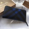 버버리 런던 체크 지퍼라운드 장지갑 39961931 네이비