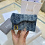 디올 OBLIQUE SADDLE 동전지갑 S5611데님