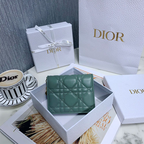 디올 미니 지갑 S0178 그린