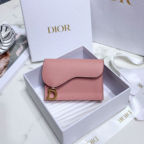 디올 OBLIQUE 스몰 지갑  S5611 핑크