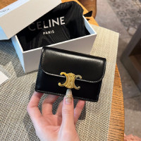 셀린느 트리오페 카드 지갑 60039 블랙