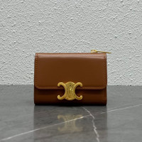 셀린느 트리오페 반지갑 60040 카멜