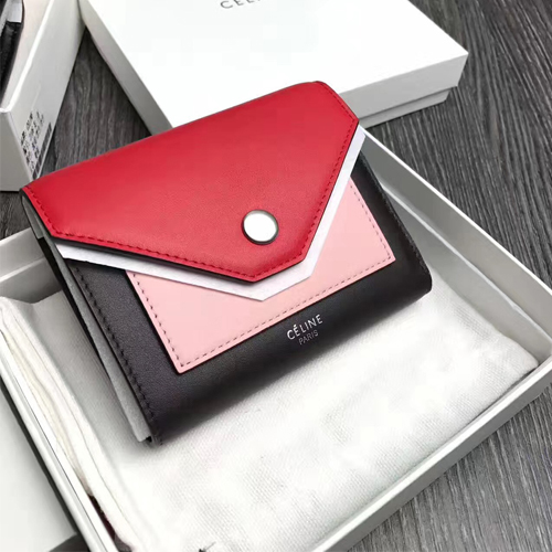 셀린느 17S/S 3단 반지갑 CE1069 레드
