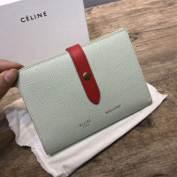 셀린느 스트랩 중지갑 104813 민트&레드