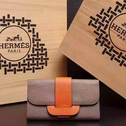 에르메스 17S/S 신상 장지갑 H539 그레이