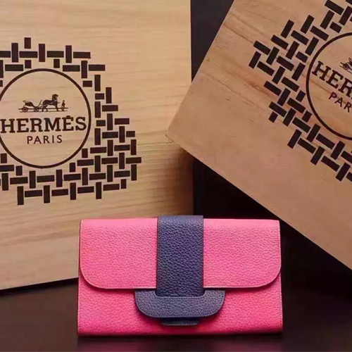 에르메스 17S/S 신상 장지갑 H539 핑크