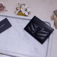 입생로랑 신상 카드지갑 423291 블랙 메탈