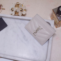 입생로랑 신상 카드지갑 423291 화이트 은장