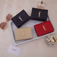 입생로랑 그랑 드 뿌드르 텍스처드 지갑 530841 캐비어