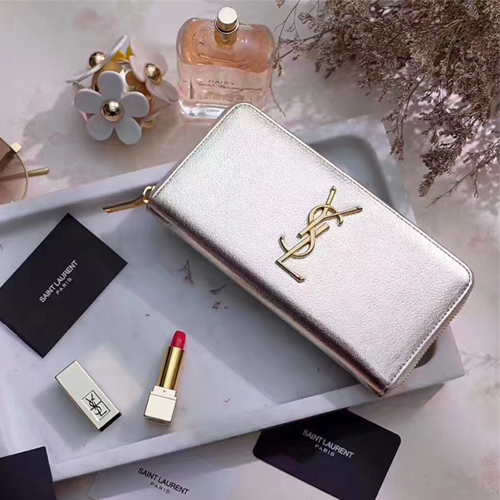 입생로랑 17S/S 신상 장지갑 370776 골드