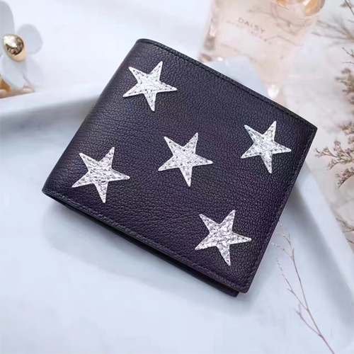 입생로랑 위스트 반지갑 396307 블랙 실버별무늬