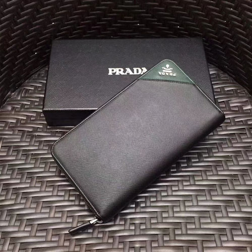 프라다 사피아노 신상 장지갑 2ML188 블랙