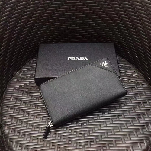 프라다 사피아노 신상 장지갑 2ML188 블랙
