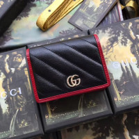 구찌 GG 마몽 반지갑 ‎573811 블랙