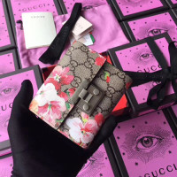 구찌 패드락 플랩 반지갑 453155 PVC