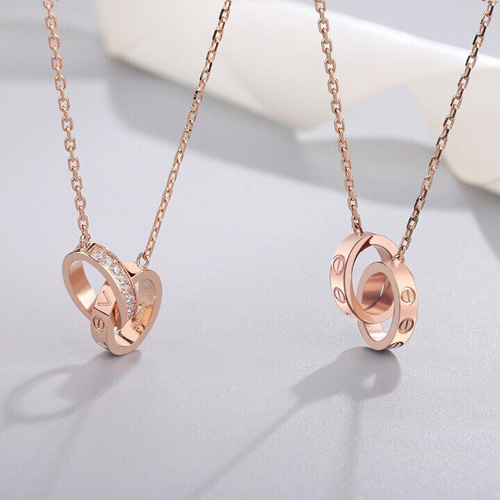 까르띠에 러브 VK골드 목걸이 CA92565