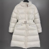 몽클레어 벨뷰 여성 롱패딩 MC3709 화이트