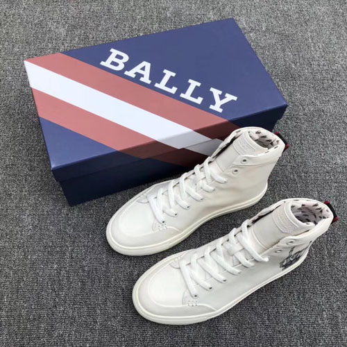 발리 남성용 하이탑 스니커즈 B8583 화이트