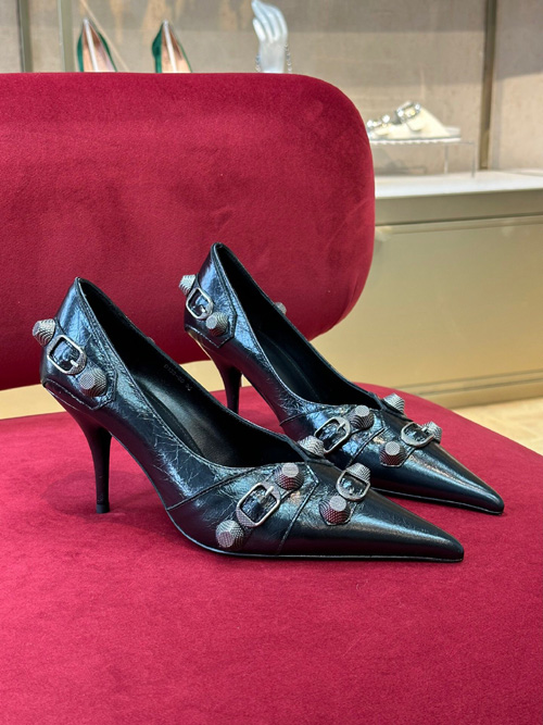 발렌시아가 여성용 펌프스 656070 블랙